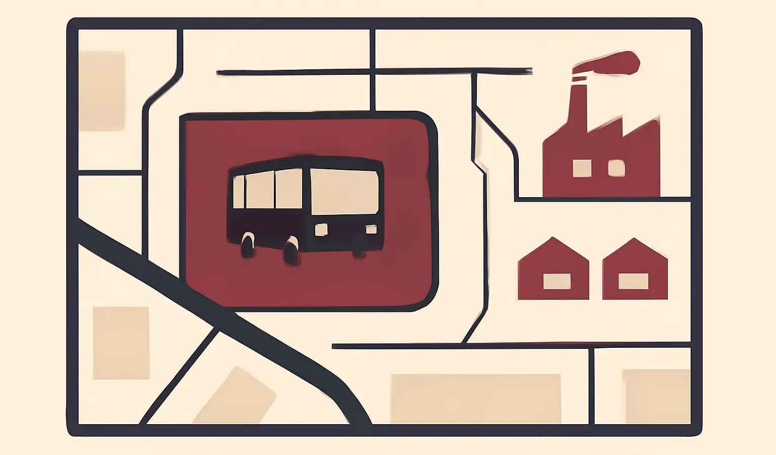 Symbolbild zum Beitrag „Bebauungsplan für Busbetriebshof in Froschhausen“