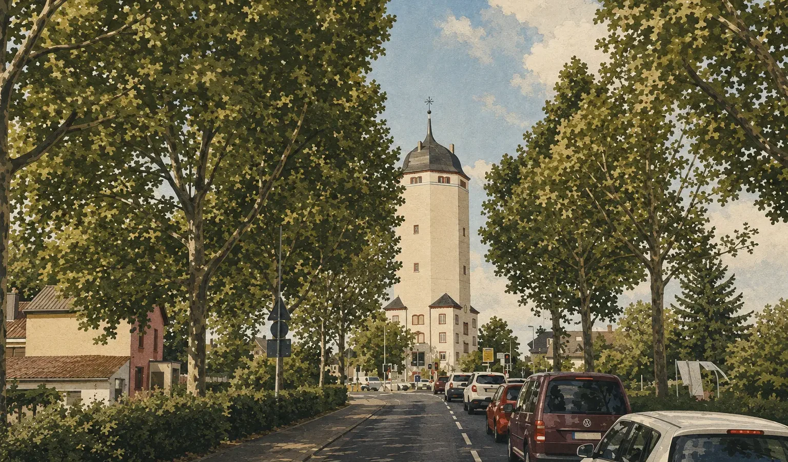 Der Bahnübergang am Seligenstädter Wasserturm, im Volksmund „Karibik“ genannt, sorgt immer wieder für Ärger: Oft bleiben die Schranken lange geschlossen, obwohl noch weit und breit kein Zug zu sehen ist.